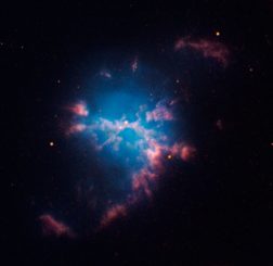 Hubble-Aufnahme des planetarischen Nebels M3-1. (Credit: David Jones / Daniel López – IAC)