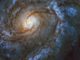 Hubble-Aufnahme der Spiralgalaxie Messier 100. (Credits: NASA, ESA)