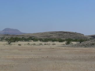 Drumlins in der Wüste Namibias. (Credits: West Virginia University)