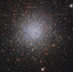 Hubble-Aufnahme des Kugelsternhaufens NGC 2419. (Credits: ESA / Hubble & NASA, S. Larsen et al.)