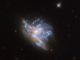 Hubble-Aufnahme des Galaxienpaars NGC 6052. (Credits: ESA / Hubble & NASA, A. Adamo et al.)