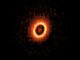 ALMA-Bild der Staubscheibe um den jungen Stern DM Tau. Man erkennt zwei konzentrische Ringe, in denen Planeten entstehen könnten. (Credit: ALMA (ESO / NAOJ / NRAO), Kudo et al.)