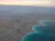 Luftbild der Westküste des Toten Meeres. (Credit: Photography courtesy of the International Continental scientific Drilling Program)