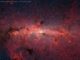 Infrarotbild des Zentrums unserer Galaxie, aufgenommen vom Weltraumteleskop Spitzer. (Credits: Susan Stolovy (SSC / Caltech) et al., NASA Spitzer / IRAC))