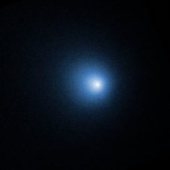 Der Komet 46/P Wirtanen, aufgenommen vom Weltraumteleskop Hubble. (Credits: NASA, ESA, and D. Bodewits (Auburn University) and J.-Y. Li (Planetary Science Institute))