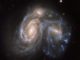 Das verschmelzende Galaxienpaar Arp 272, aufgenommen vom Weltraumteleskop Hubble. (Credits: NASA, ESA, the Hubble Heritage Team (STScI / AURA) – ESA / Hubble Collaboration and K. Noll (STScI))