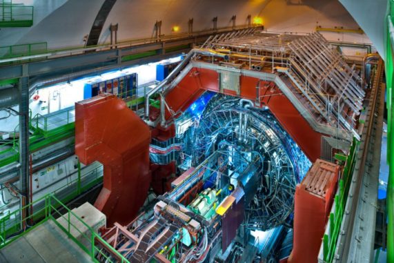 Das ALICE-Experiment am Large Hadron Collider (LHC). (Credit: CERN)