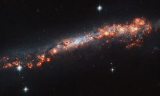 Hubble-Aufnahme der Spiralgalaxie NGC 3432. (Credits: ESA / Hubble & NASA, A. Filippenko, R. Jansen)
