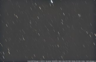 Der Komet 260P/McNaught, aufgenommen am 31. August 2019. (Credits: astropage.eu)