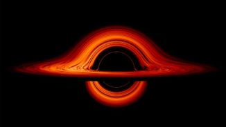 Visualisierung der Scheibe um ein Schwarzes Loch. (Credit: NASA's Goddard Space Flight Center / Jeremy Schnittman)