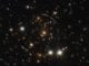 Der Sunburst Arc, aufgenommen vom Weltraumteleskop Hubble. (Credits: NASA, ESA and E. Rivera-Thorsen (Institute of Theoretical Astrophysics Oslo, Norway))