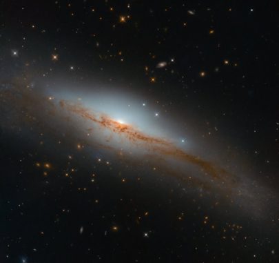 Hubble-Aufnahme der Galaxie NGC 3749. (Credits: ESA / Hubble & NASA, D. Rosario et al.)