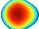 Schematische Darstellung der birnenförmigen Gestalt des Radium-224-Kerns. (Image: CERN)