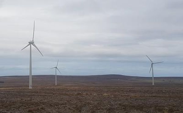 Windenergieanlage in Caithness (Schottland). (Credits: Sebastian Dunnett, University of Southampton)