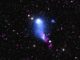Zwei kollidierende Galaxienhaufen, bekannt als Abell 2384. (Credit: X-ray: NASA / CXC / SAO / V.Parekh, et al. & ESA / XMM-Newton; Radio: NCRA / GMRT))