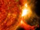 Eine Sonneneruption, aufgenommen vom Solar Dynamics Observatory (SDO) am 2. Oktober 2014. (Credits: NASA / SDO)