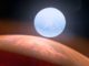 Künstlerische Darstellung des Planeten KELT-9 b und seines Zentralsterns. (Credit: NASA's Goddard / Space Flight Center / Chris Smith (USRA))