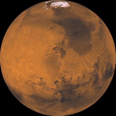 Der Mars ist einer von mehreren Orten im Sonnensystem, wo man nach Hinweisen auf mikrobielle Lebensformen suchen will. (Credits: NASA / JPL / USGS)