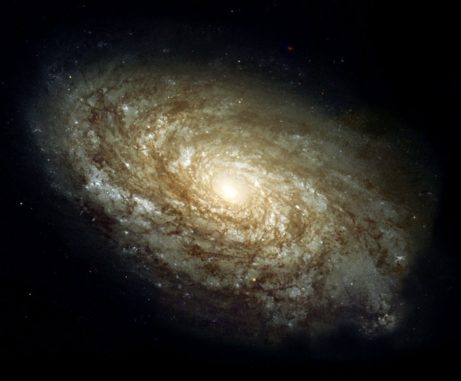 NGC 4414 gehörte zu den Galaxien, deren Distanzen zur Berechnung des Alters des Universums in der aktuellen Studie herangezogen wurden. (Credits: Hubble Heritage Team (AURA / STScI / NASA / ESA))
