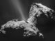 Rosetta-Aufnahme des Kometen 67P/Tschurjumow-Gerassimenko. (Credits: Courtesy of ESA / Rosetta / NAVCAM)