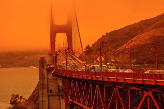 Auswirkungen der Waldbrände in Kalifornien. (Credits: McGill University)