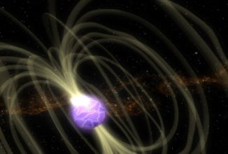 Künstlerische Darstellung eines Magnetars. (Credits: NASA / Goddard Space Flight Center Conceptual Image Lab)