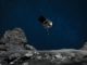 Die NASA-Raumsonde OSIRIS-REx nähert sich dem Asteroiden Bennu (künstlerische Darstellung). (Credits: NASA / Goddard / University of Arizona)