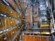 Das Kalorimeter und das Myon-Spektrometer des ATLAS-Experiments am Large Hadron Collider am CERN. (Credits: Image: S. Goldfarb / ATLAS collaboration)