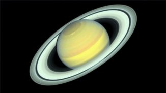 Der Gasriese Saturn, aufgenommen vom Weltraumteleskop Hubble im Jahr 2018. (Credits: NASA / ESA / STScI / A. Simon / R. Roth)