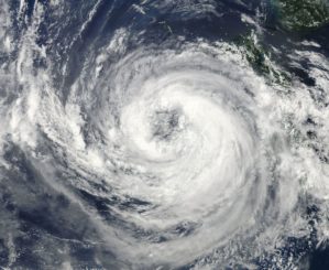 Der Taifun Talas im Jahr 2011. (Credits: NASA)