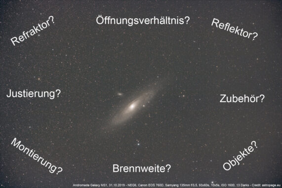Teleskopkauf für Einsteiger