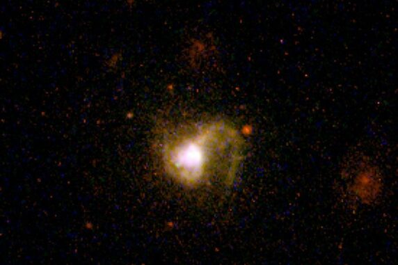 Galaxien wie Pox 186 könnten eine Schlüsselrolle bei der Entwicklung des Universums gespielt haben. (Credit: Podevin, J.f., 2006) Galaxien wie Pox 186 könnten eine Schlüsselrolle bei der Entwicklung des Universums gespielt haben. (Credit: Podevin, J.f., 2006)