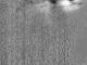 Der erste koronale Massenauswurf, der vom SoloHI-Instrument an Bord des Solar Orbiter aufgenommen wurde (Standbild aus der im Text verlinkten Animation). (Credits: ESA & NASA / Solar Orbiter / SoloHI team / NRL)