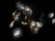 Künstlerische Darstellung des Protogalaxienhaufens SPT2349-56. (Credits: ESO / M. Kornmesser)