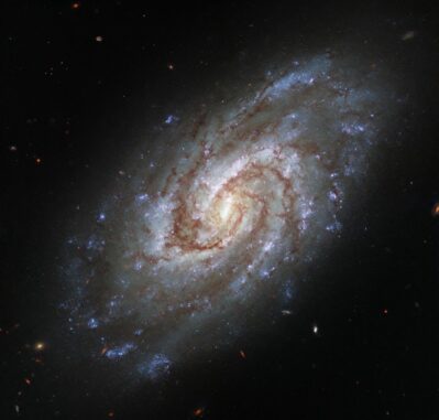 Hubble-Aufnahme der Spiralgalaxie IC 1954. (Credits: ESA / Hubble & NASA, J. Lee and the PHANGS-HST Team) Hubble-Aufnahme der Spiralgalaxie IC 1954. (Credits: ESA / Hubble & NASA, J. Lee and the PHANGS-HST Team)