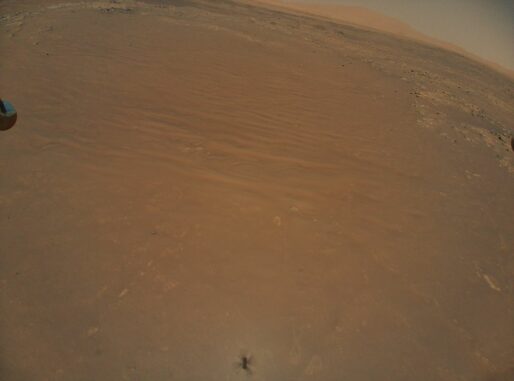 Diese Aufnahme der "South Séítah"-Region des Jezero-Kraters wurde am 4. August 2021 vom Marshelikopter Ingenuity auf dessen 11. Flug gemacht. (Credits: NASA / JPL-Caltech) Diese Aufnahme der "South Séítah"-Region des Jezero-Kraters wurde am 4. August 2021 vom Marshelikopter Ingenuity auf dessen 11. Flug gemacht. (Credits: NASA / JPL-Caltech)