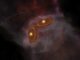 Künstlerische Darstellung des jungen Doppelsternsystems XZ Tauri. (Credit: ALMA (ESO / NAOJ / NRAO))