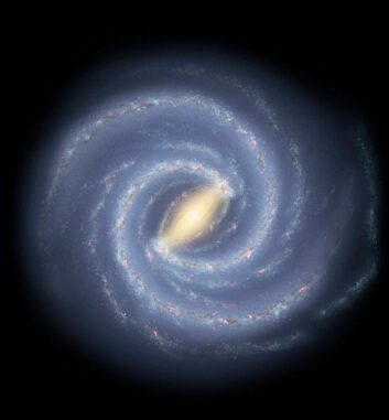 Künstlerische Darstellung der Milchstraßen-Galaxie, deren Entwicklung COSI untersuchen wird. (Credits: NASA / JPL-Caltech / R. Hurt (SSC / Caltech)