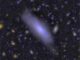 Optische Aufnahme der ultradiffusen Galaxie GMP 4348 im Coma-Galaxienhaufen. (Credits: Grishin et al. 2021)