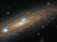 Hubble-Aufnahme der Spiralgalaxie UGC 11537. (Credits: ESA / Hubble & NASA, A. Seth)