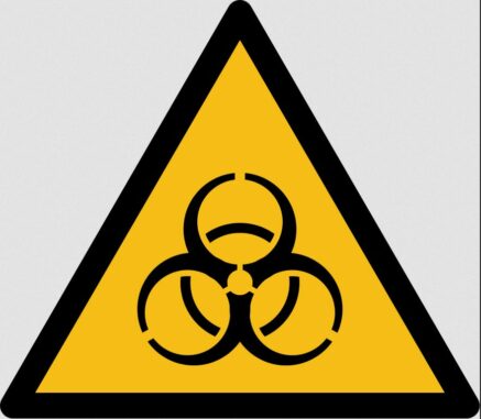 Internationales Symbol für Biogefährdung, die auch die Raumfahrt betreffen kann. (Credits: Gemeinfrei) Internationales Symbol für Biogefährdung, die auch die Raumfahrt betreffen kann. (Credits: Gemeinfrei)