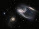 Die Galaxiengruppe NGC 7764A, aufgenommen vom Weltraumteleskop Hubble. (Credits: ESA / Hubble & NASA, J. Dalcanton, Dark Energy Survey, DOE, FNAL, DECam, CTIO, NOIRLab / NSF / AURA, ESO; Acknowledgement: J. Schmidt)