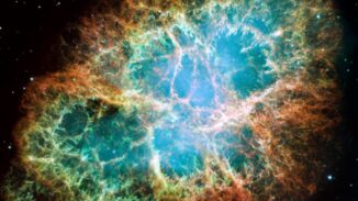 Der Krebsnebel, ein Supernova-Überrest. (Credits: NASA / ESA / J Hester Arizona State University)