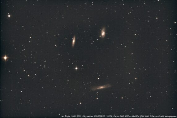 Das Leo Triplett. (Credit: astropage.eu)