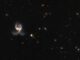 Hubble-Aufnahme des verschmelzenden Galaxienpaars VV689. (Credits: ESA / Hubble & NASA, W. Keel; Acknowledgement: J. Schmidt)