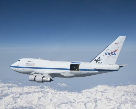 Das Stratospheric Observatory for Infrared Astronomy (SOFIA). (Credits: NASA / Jim Ross)