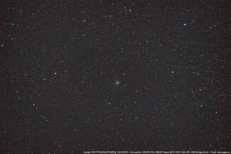 Einzelaufnahme des Kometen C/2017 K2 (PANSTARRS) in der Nacht auf den 3. Juni 2022. (Credits: astropage.eu)