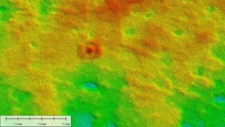 Satellitenbild der ringförmigen Struktur auf der Nullarbor-Ebene. (Credits: Curtin University)