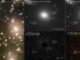 Mehrfachabbilder einer Supernova im jungen Universum, aufgenommen mit dem Weltraumteleskop Hubble. (Credits: NASA, ESA, STScI, Wenlei Chen (UMN), Patrick Kelly (UMN), Hubble Frontier Fields)