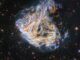 Hubble-Aufnahme des Supernova-Überrests DEM L 190 in der Großen Magellanschen Wolke. (Credits: ESA / Hubble & NASA, S. Kulkarni, Y. Chu)
